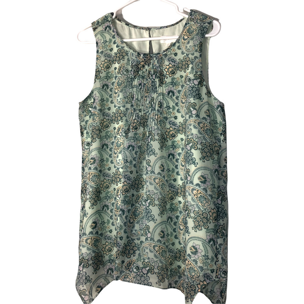 NWT Stitch Fix Magnolia Grace Tarine Pleat Detail Overlay Top Large